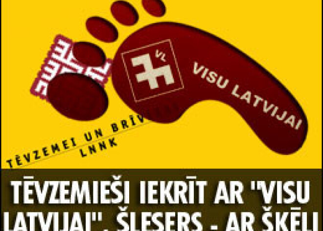 Tēvzemieši iekrīt ar "Visu Latvijai", Šlesers - ar Šķēli