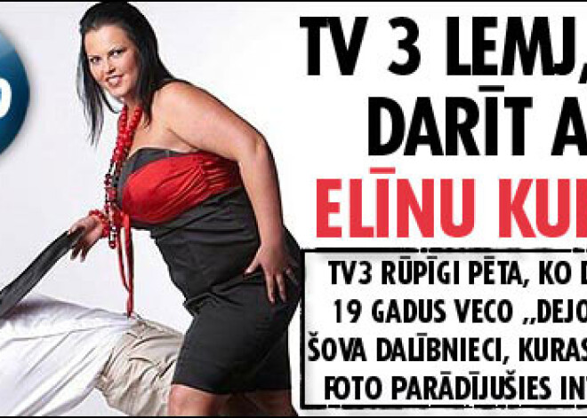 TV3 Elīnu Kukuli no šova neizraidīs