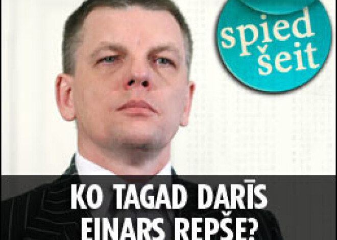 Ko pēc ministra amata atstāšanas darīs Einars Repše?