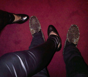 Рэпер уже успел выгулять свои новые лубутены на красной дорожке