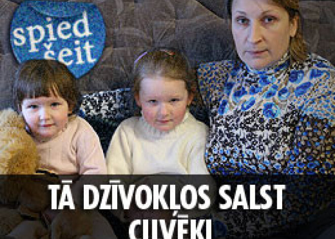 Tā dzīvokļos salst cilvēki