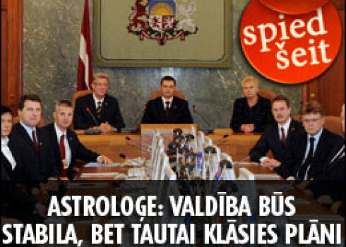 Astroloģe: valdība būs stabila, bet tautai klāsies plāni