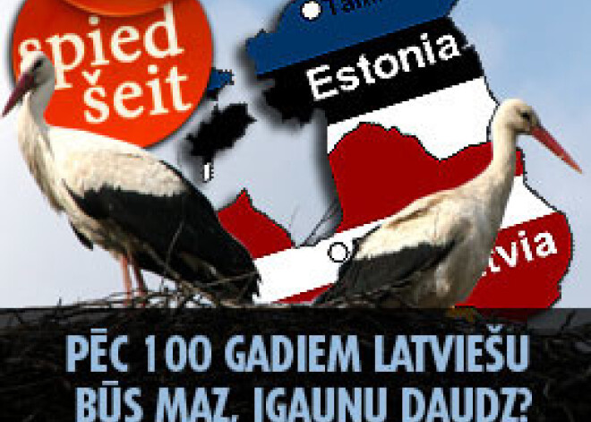 Pēc 100 gadiem latviešu būs maz, igauņu daudz?