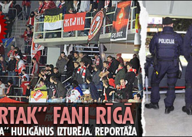 „Spartak” huligāni Rīgā. Reportāža