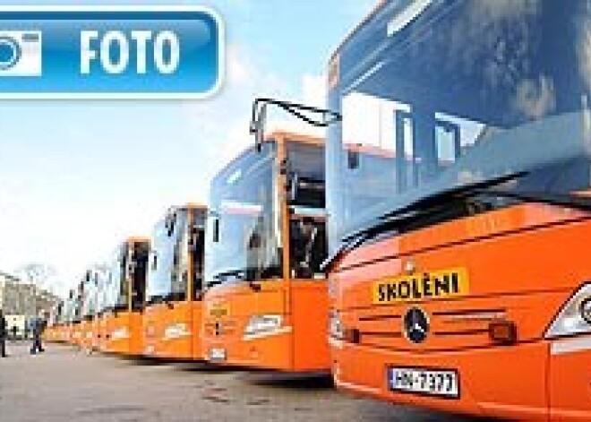 33 pašvaldības saņēmušas jaunos skolēnu autobusus