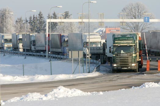 Sistēma, kas uzskaita kravas auto skaitu, izgājusi no ierindas.