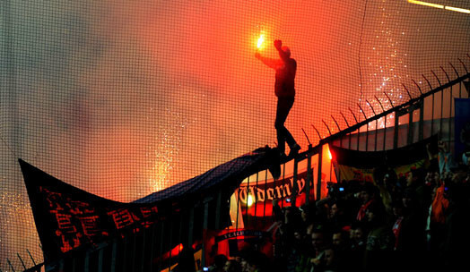 Maskavas „Spartak” fani ārdās Slovākijā