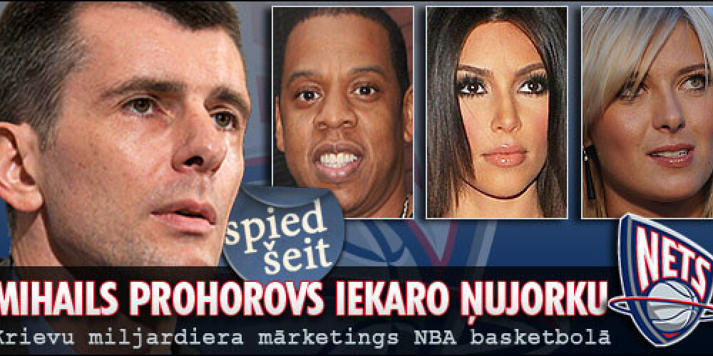 Krievu miljardiera mārketings NBA