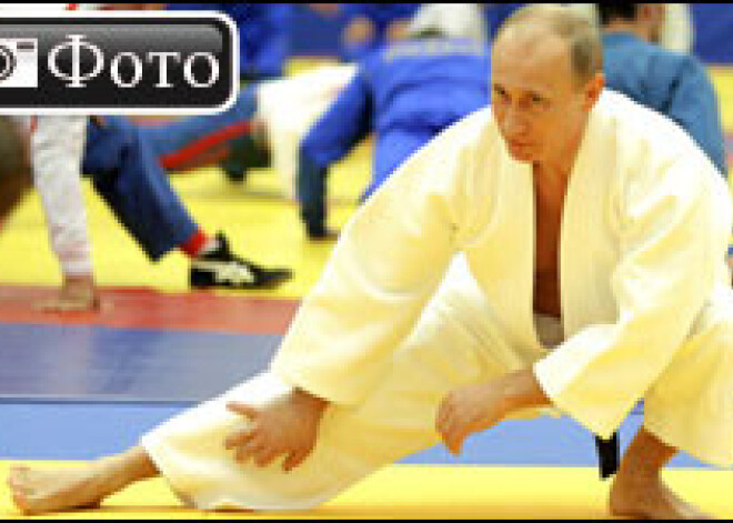 Путин снова одел кимоно и вышел на татами