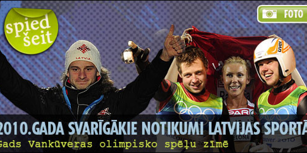 2010.gada svarīgākie notikumi Latvijas sportā