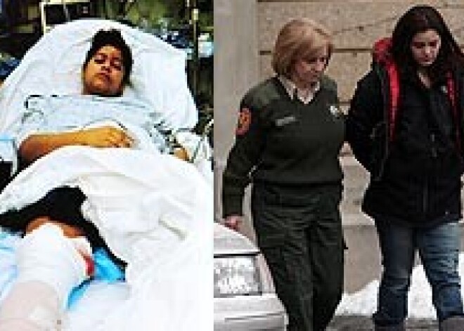 Девушка переехала свою двоюродную сестру