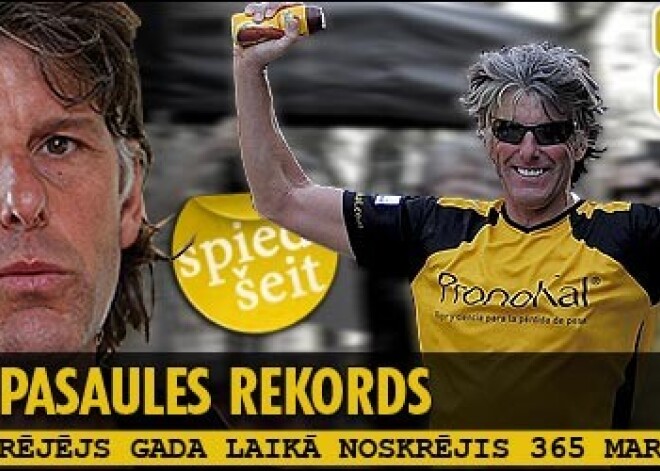 Beļģu skrējējs gada laikā noskrējis 365 maratonus. Foto. Video