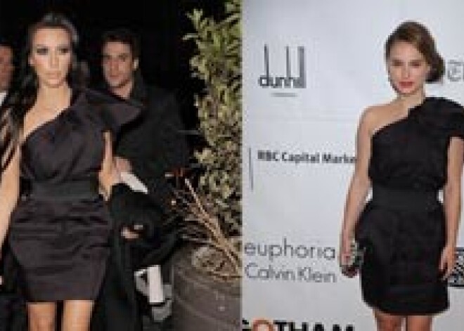Натали Портман и Ким Кардашьян в платье Lanvin for H&M: кто лучше?