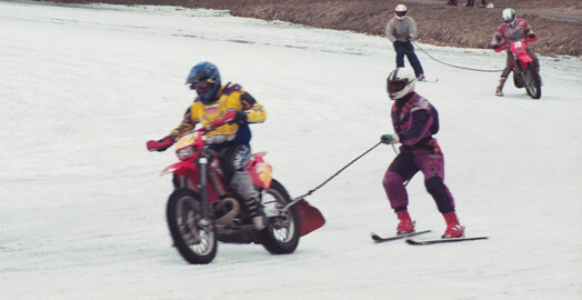 Rīgas dome teorētiski atbalsta skijoringu, bet praktiski tā sacensības aizliedz.