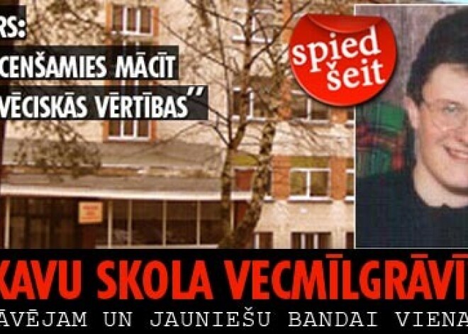 Slepkavu skola Vecmīlgrāvī?