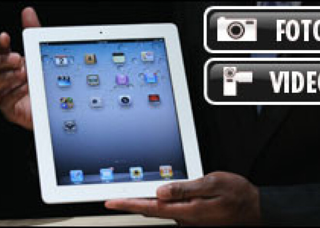 Apple prezentē jauno "iPad" modeli. FOTO