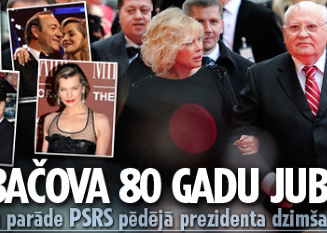 Slavenības sveic Gorbačovu 80 gadu jubilejā. FOTO