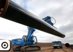 Pabeigta pirmā "Nord Stream" cauruļvada būvniecība. FOTO