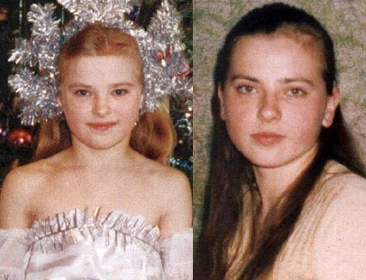 Саша в детстве и незадолго до поступления в колледж