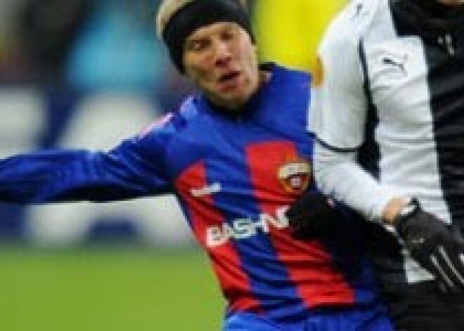 Cauņa paliek rezervē; CSKA iegūst Krievijas kausu futbolā