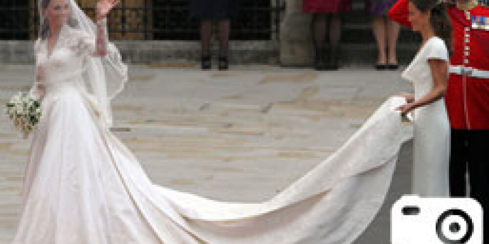 Bakingemas pilī izstādīs Keitas Midltones kāzu kleitu