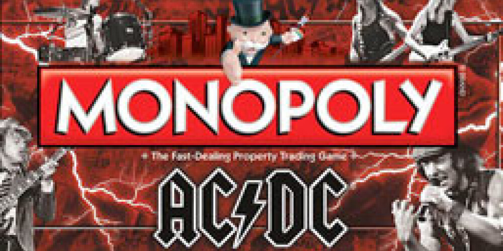 Grupa "AC/DC" izdos savu spēles "Monopols" versiju