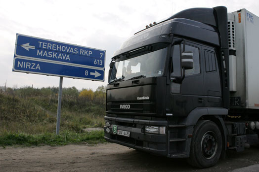 Terehovas robežkontroles punkts kļūs par vienīgo vietu caur kuru varēs Krievijā ievest pārtikas preces no Latvijas.