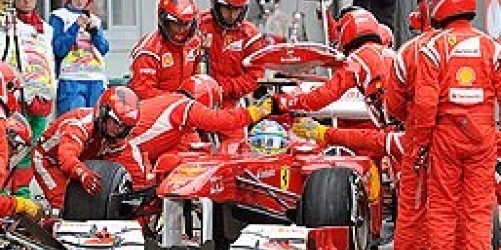 "Ferrari" F-1 komanda atlikušajos posmos ir gatava riskēt