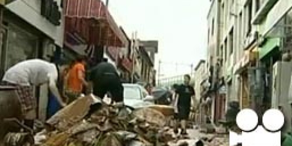 Plūdos un zemes nogruvumos Dienvidkorejā 59 bojāgājušie. VIDEO