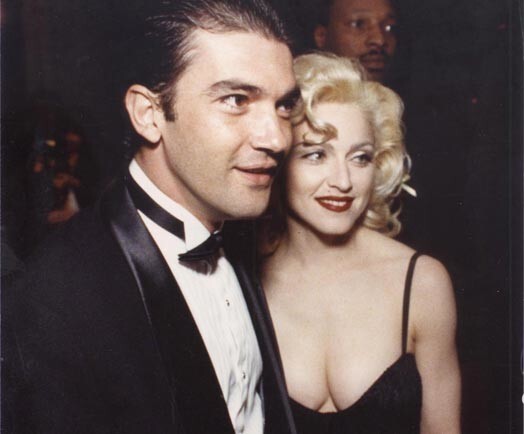 Antonio Banderas un Madonna 1991. gadā.