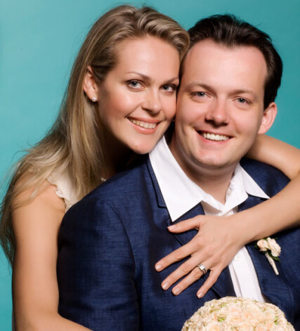 Kristīne Opolais un Andris Nelsons savā kāzu dienā šā gada 29.aprīlī.