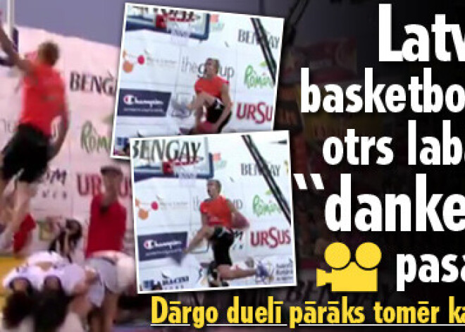 Latvijas basketbolists – otrs labākais “dankeris” pasaulē