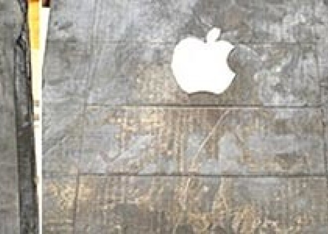 Krāpnieki pārdevuši sievietei koka planšetdatoru "iPad". Foto