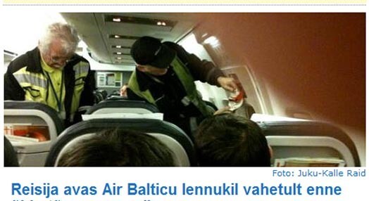 "AirBaltic" skaidro, ka pasažiera rīcība esot bijusi nejauša.