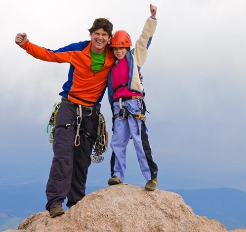 Им понадобилось 12 часов, чтобы совершить восхождение на пик The Diamond