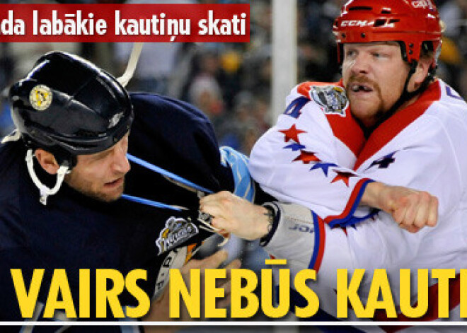 NHL vairs nebūs kautiņu? 2011. gada kautiņu FOTO