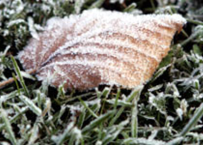 Gaisa temperatūra naktī vietām noslīdējusi zem nulles