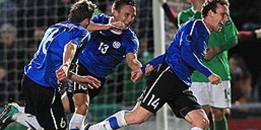 Igaunijas futbola izlase tiek uz Eiropas čempionāta pārspēlēm