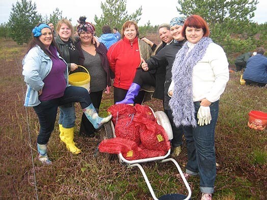 Skaistumkonkursa „Mis Pilnība 2011” finālistes vienas stundas laikā kopvērtējumā salasīja 75 litri vai 37,8 kilogrami dižbrūkleņu.