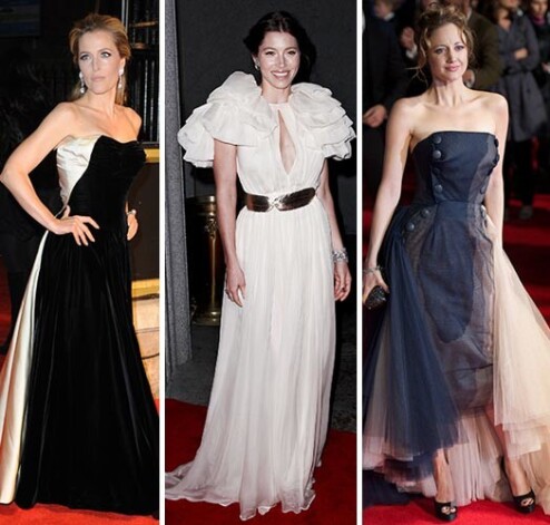 Džiliana Andersone, Džesika Bīla un Andrea Raisboro.