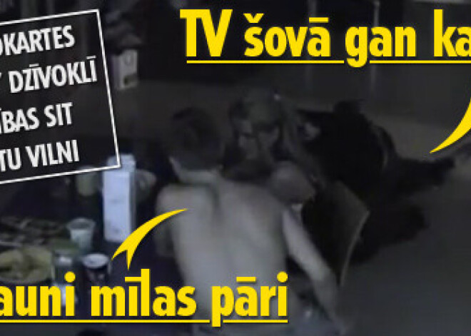 TV šovā gan kautiņi, gan jauni mīlas pāri. FOTO. VIDEO