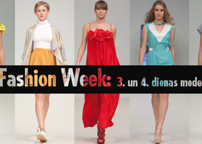 Riga Fashion Week: 3. un 4. dienas modes kolekcijas