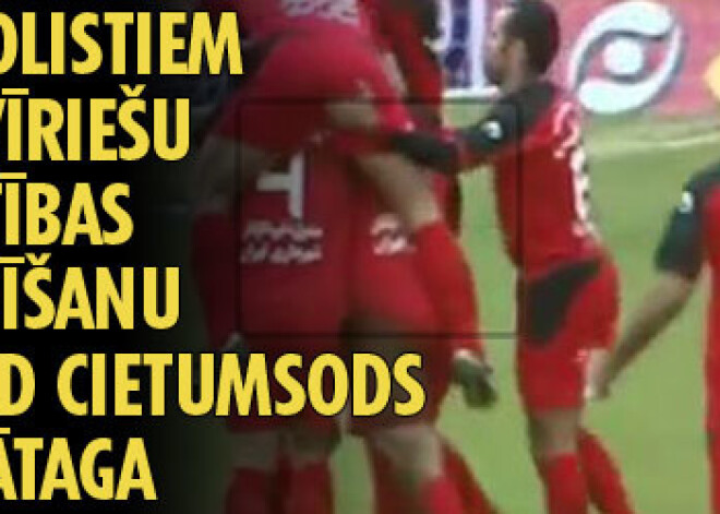 Futbolistiem par vīriešu mantības čamdīšanu draud cietumsods un pātaga. VIDEO