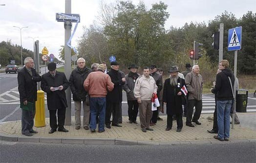 Inflantijas ielas atklāšana Polijas pilsētā Bidgoščā.