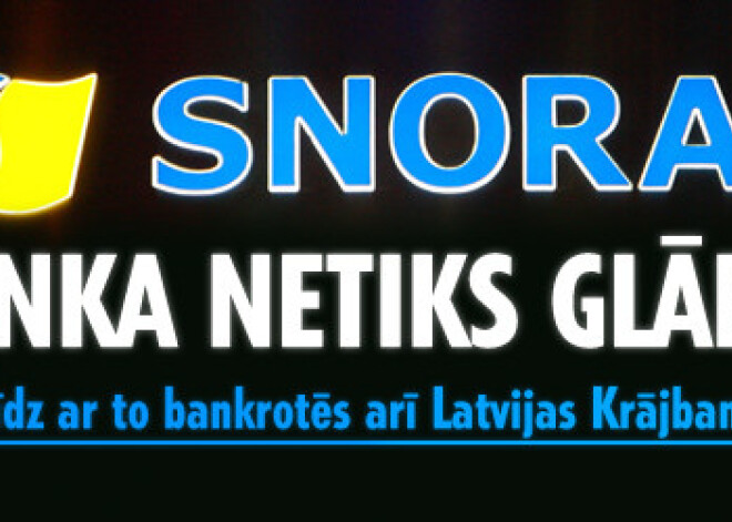 Snoras banka netiks glābta