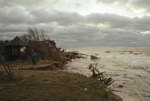 2005. gada 9. janvāra orkāns izpostīja Baltijas jūras piekrasti.