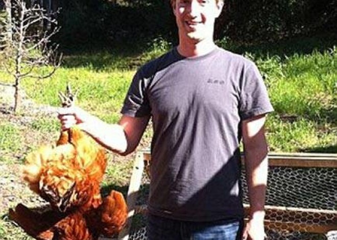 Facebook dibinātājs nokāvis vistu, ko pēc tam pats arī pagatavojis.
