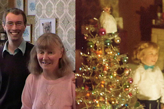 Сын Вины Шаддик десятилетия назад фотографировался на фоне елочки с легендарной гирляндой, будучи еще совсем маленьким мальчиком