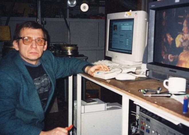 Multiplikācijas filmu autors Jānis Cimmermanis.