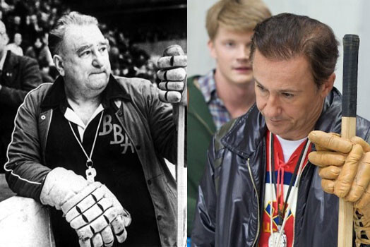 Несмотря на отсутствие внешнего сходства Олег Меньшиков обещает передать энергетику легендарного хоккейного тренера Анатолия Тарасова